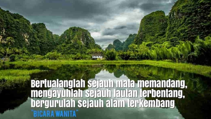 caption tentang alam